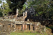 Angkor Thom - Prah Pithu group, ruins of the naga balustrade.